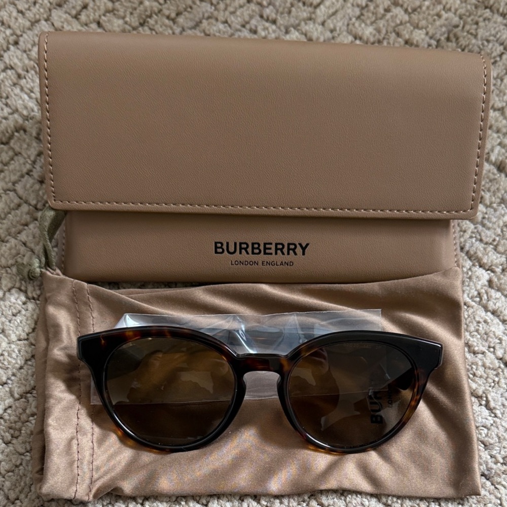 Burberry Women's Brown Tortoise Sunglasses